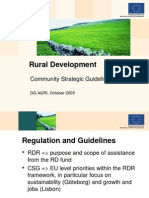 Rural Development: Community Strategic Guidelines 2007-2013