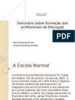 Formação professores