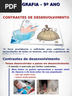 contrastes de desenvolvimento