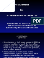 Assignment on Hypertension & Diabetes Management