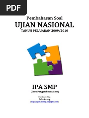 Pembahasan Soal Un Ipa Smp 2010