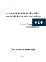 Dermato-Venerologie Curs 1