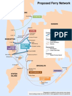 Proposed Routes For NYC's Expanded Ferry Service.