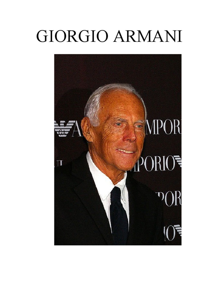Giorgio Armani Uomo New York Bergdorf Goodman in New York