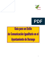 Durango Guia Estilo Comunicacion Genero