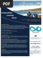 Sustainability Learning Series