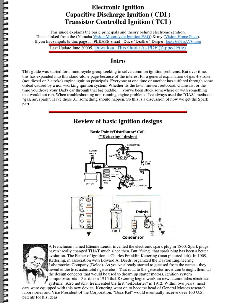 Evolution of Electronic Ignition Systems | PDF | Ignition System | Inductor