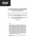 Binary particle swarm optimization