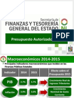 Ley de Presupuesto 2015 - Gobierno de Nuevo León