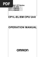 Omron Cp1l El M Usersmanual