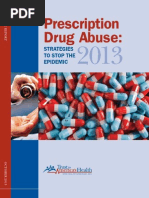 Prescription Drug Abuse 2013