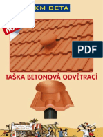 KM Beta - Leták TAŠKA BETONOVÁ ODVĚTRACÍ