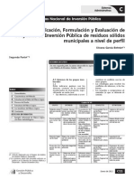 Gestión residuos sólidos municipales