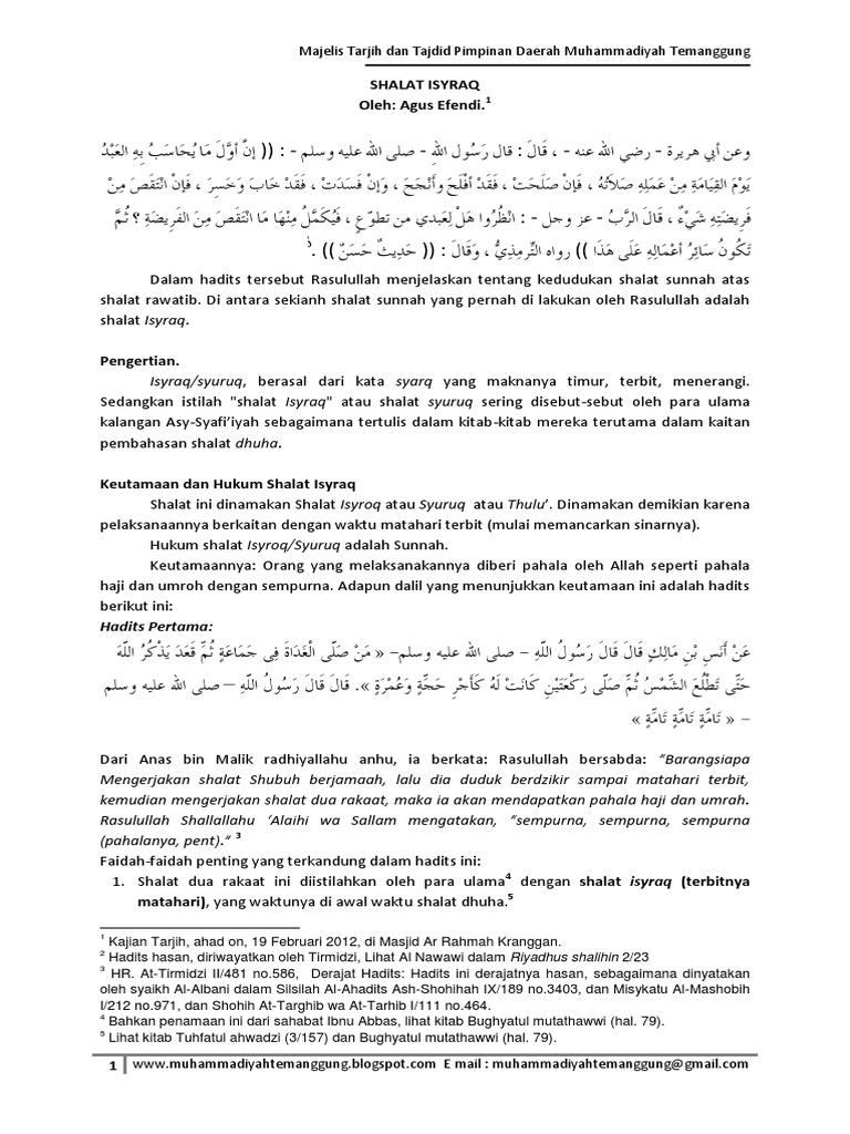 12 Shalat Isyraq
