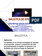 Balística de Efectos