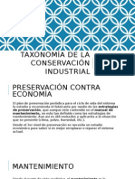 Taxonomia de La Conservacion Industrial
