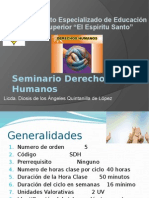 Seminario Derechos Humanos