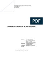 Electrolosis Instrumentacion