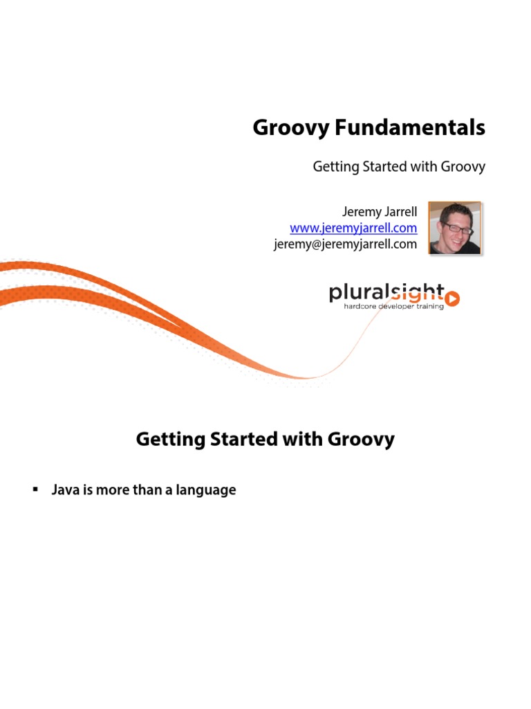 Groovy Fundamentals: A Beginner's Guide | PDF | Language Arts ...