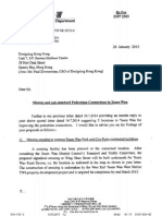 Letter From TD To DHK Re Missing Links in TWDC 28 Jan 2015