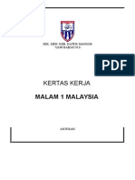 Kertas Kerja Malam 1 Malaysia