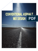 Conventional Asphalt Mix Design