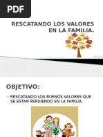 Rescatando Los Valores en La Familia