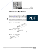 SFP Transceiver Specifications: Appendix