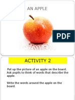 Describing an Apple in Words