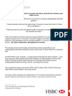 Press Release Value of Education Costs vs Quality