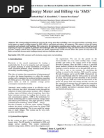 Wireless Energy Meter and Billing Via SMS'