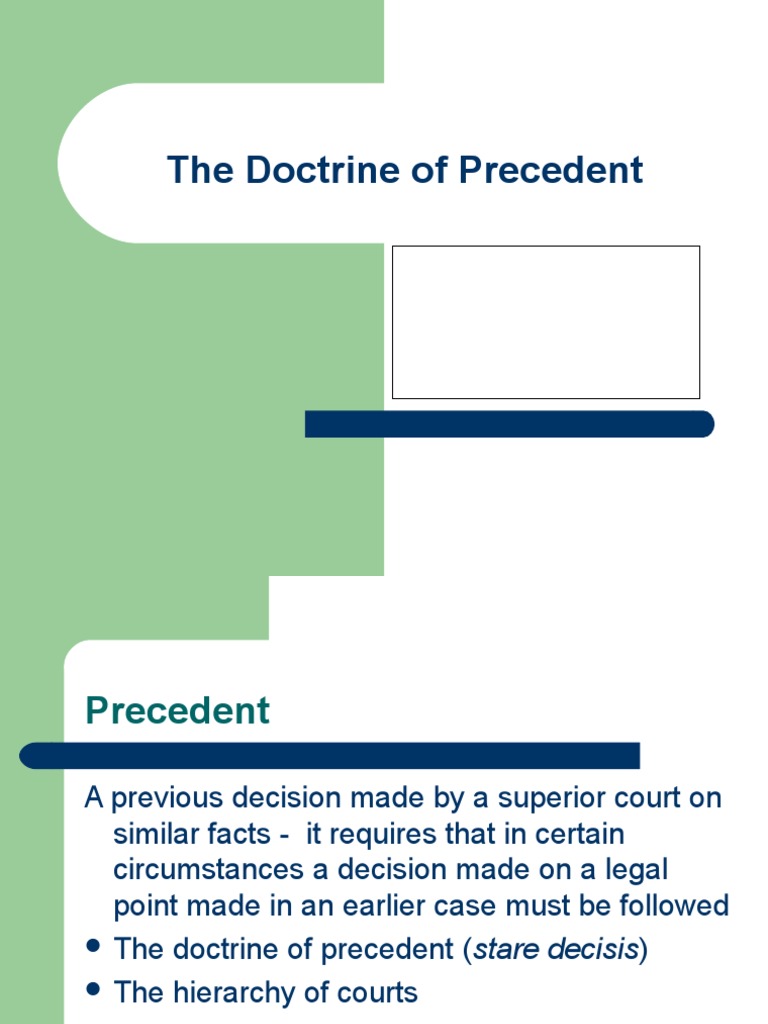 Understanding the Doctrine of Precedent | PDF | Precedent | Lawsuit
