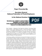 Paper Presented by SG NFPE