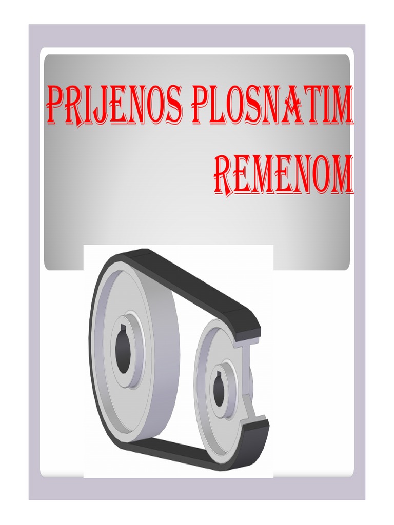 Plosnati Remen | PDF