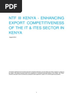 Netherlands Trust Fund III Kenya - IT&ITeS Project Plan