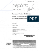 Program Design Guidelines - Using a Logical Framework (USAID)
