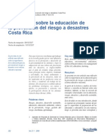 Gestión Del Riesgo en Costa Rica