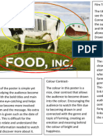 FOOD Inc Analysis Poster 6 (Chosen Genre)