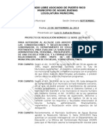 PROYECTO de RESOLUCION NUMERO 12 - Municp - Escuelas Arregos Comision 20 Enero 201