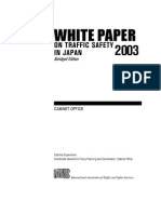 White Paper: On Traffic Safety in Japan