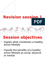 Healthy Active Lifestyle, Reasons For Participation, Influences and Roles Within Sport