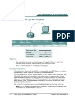 Lab 3.2.5 Configuring Message-of-the-Day (MOTD) : Background/Preparation