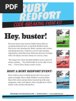 Ruby Redfort Codebreaking Activity Kit