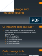 Code Coverage and Mutation Testing