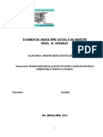 REABILITAREA INSTALATIEI DE UTILIZARE A GAZELOR NATURALE COMBUSTIBILE PENTRU O LOCUINTA.doc