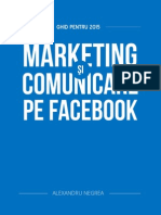 Marketing Si Comunicare Pe Facebook in 2015 e-book