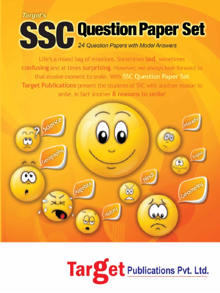 SSC Question Paper Set English Medium | PDF | Test (Assessment) | Chemistry