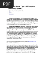 Download Pengertian Sistem Operasi Komputer by Arzhaky_Mantap_2741 SN25471979 doc pdf