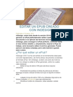 Editar Un Epub Creado Con Indesign