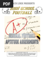 Download HS Football Aptitude Assessments 2014 by Mart Lukk SN254728467 doc pdf